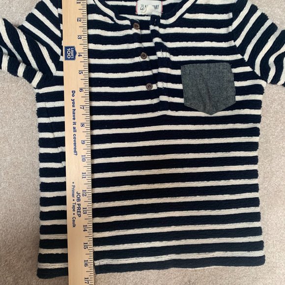 Me + Henry Boys striped long sleeve shirt - Picture 4 of 6